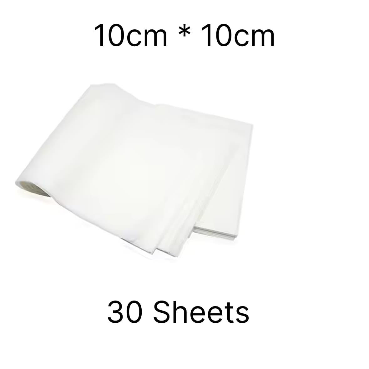 White 10*10cm 30 sheets